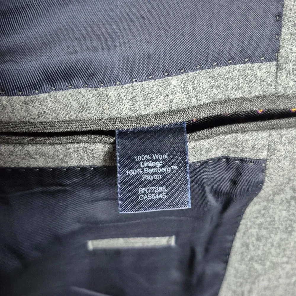 J.Crew Ludlow Jacket Mens 38S Gray Italian Wool Vitale Barberis Canonico Blazer